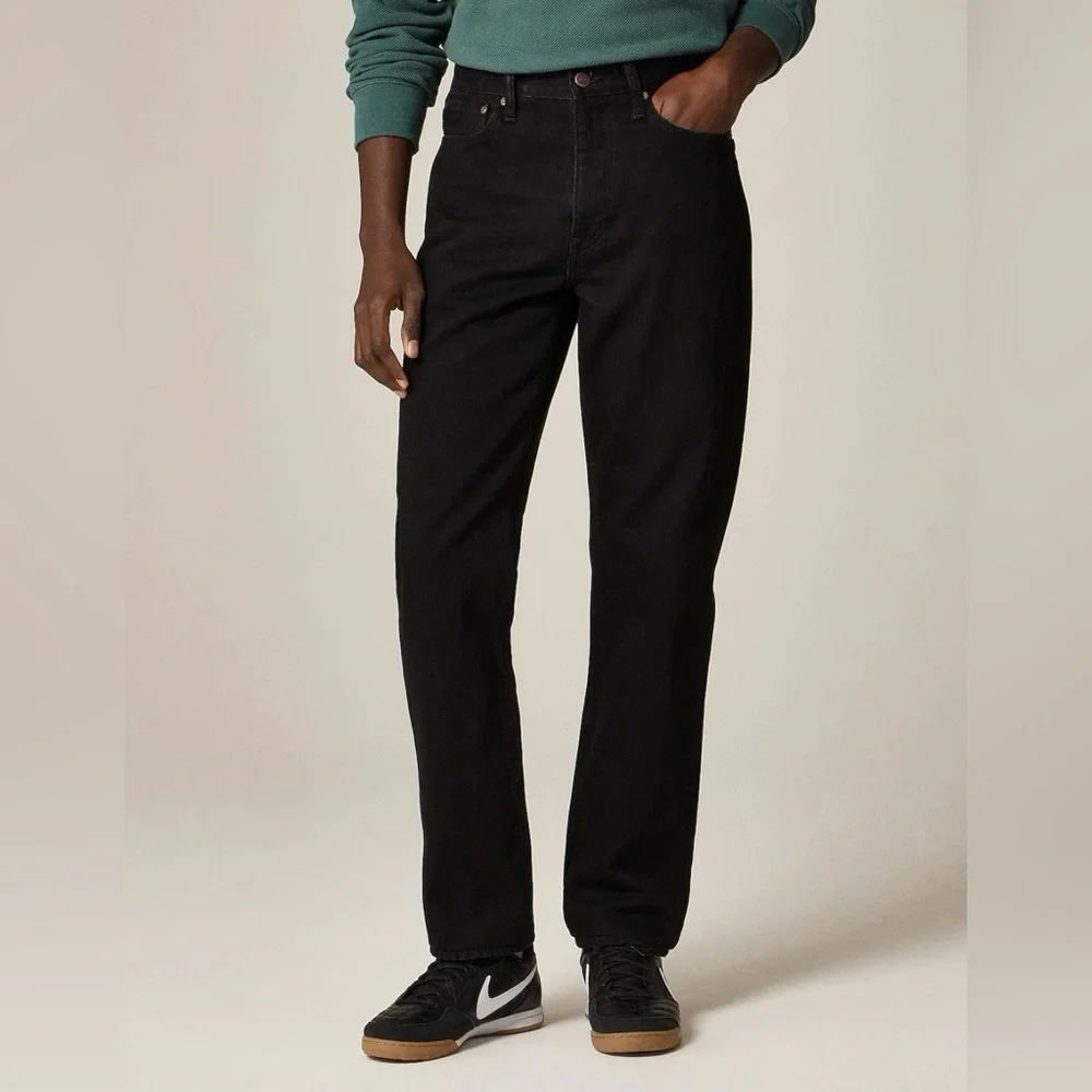 J CREW Classic jean in black rinse wash Size 31/30 NWT $148 CC325